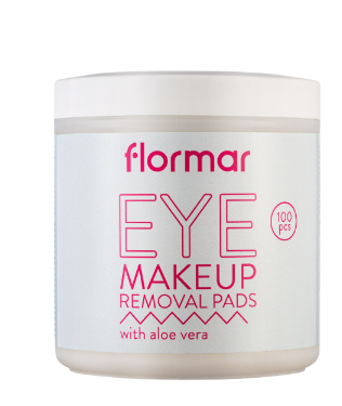 وسادات إزالة مكياج العيون بخلاصة الصبار